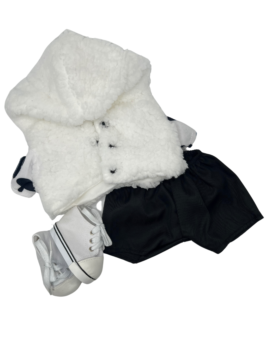 Cow Print Winter Hoodie (Outfit Only)