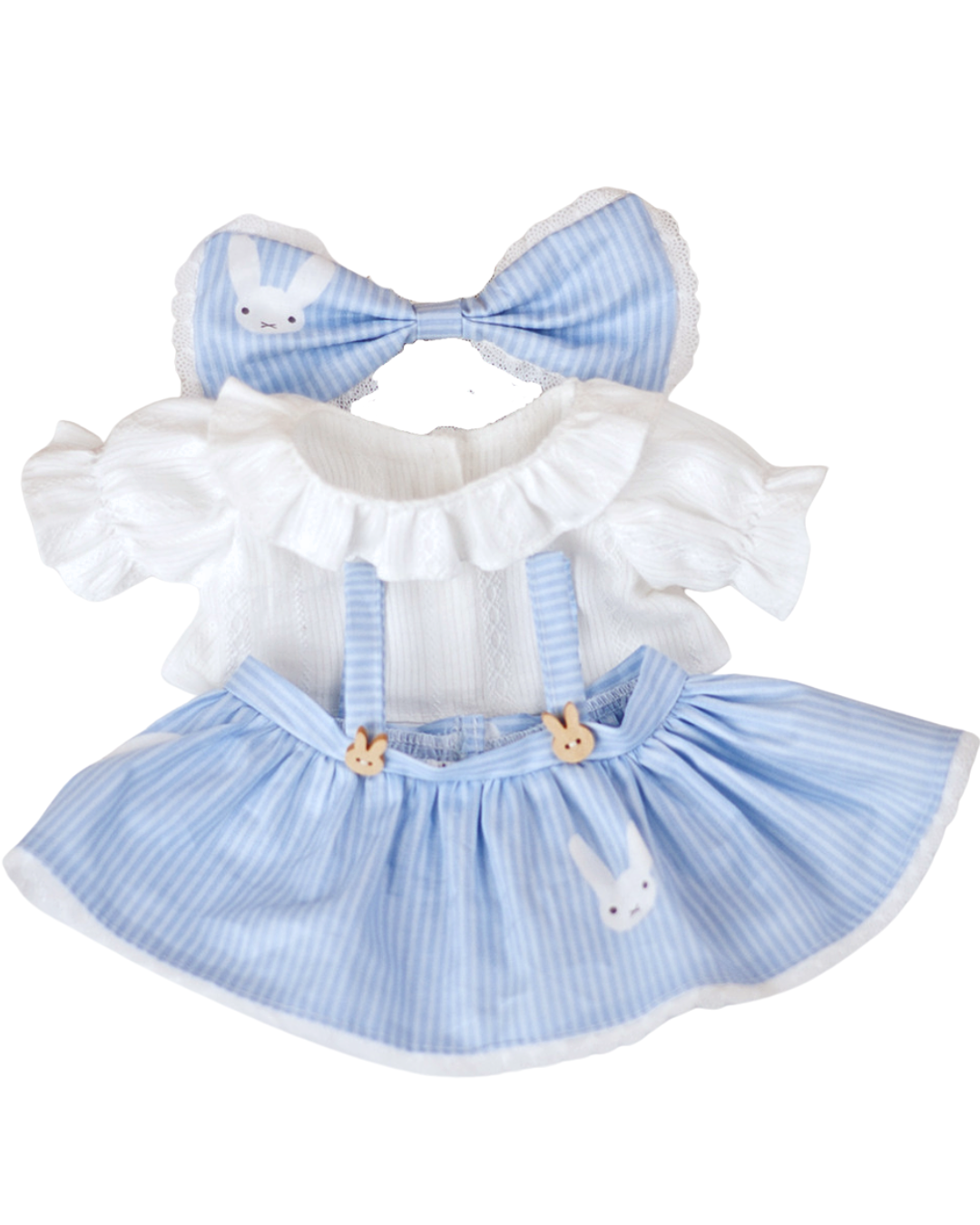Little Miss Blue Stripes Dress (Outfit Only)