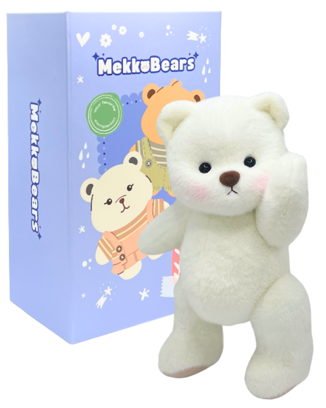 Winter White Plush Bear