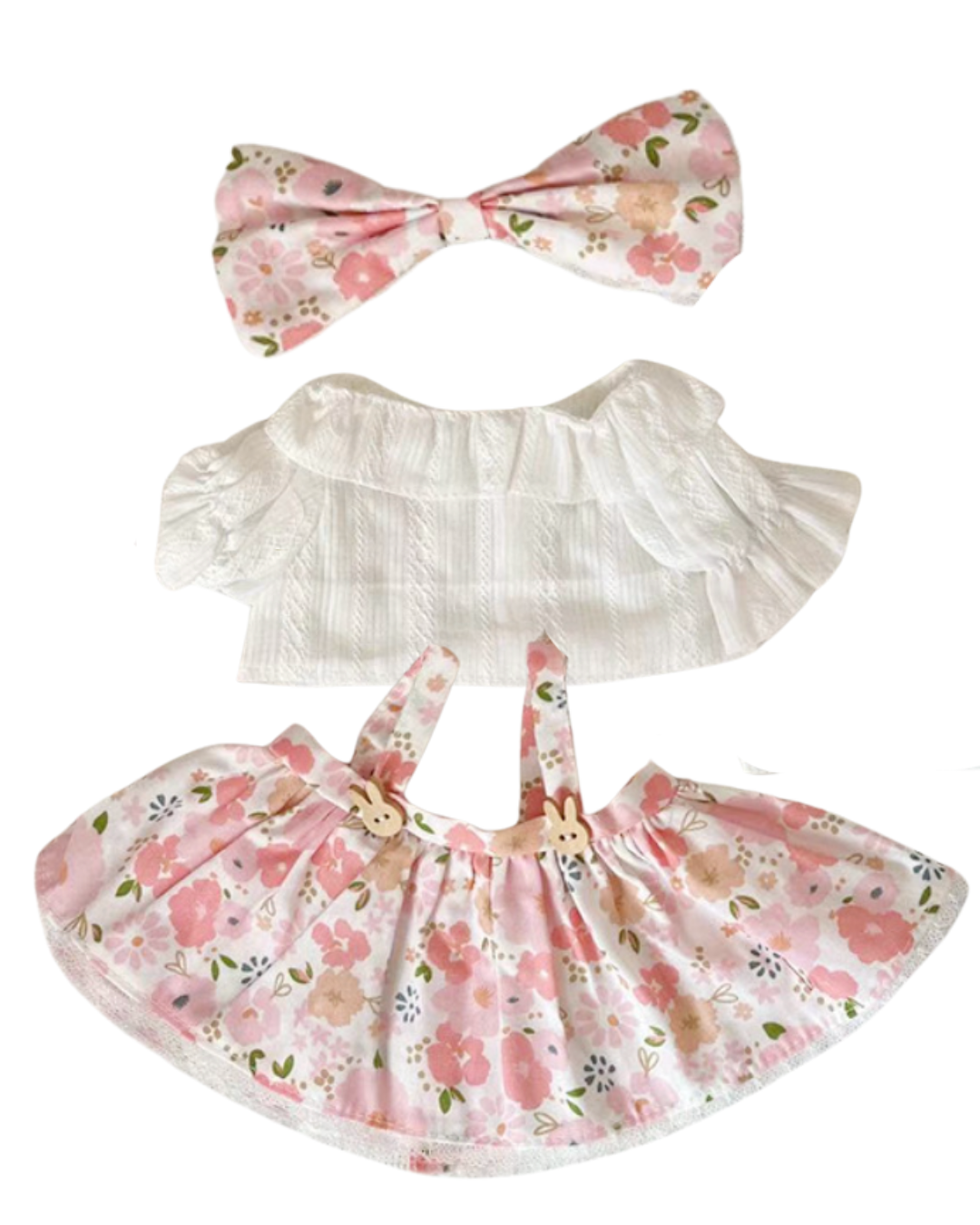 Little Miss Floral Pink Dress (Outfit Only)