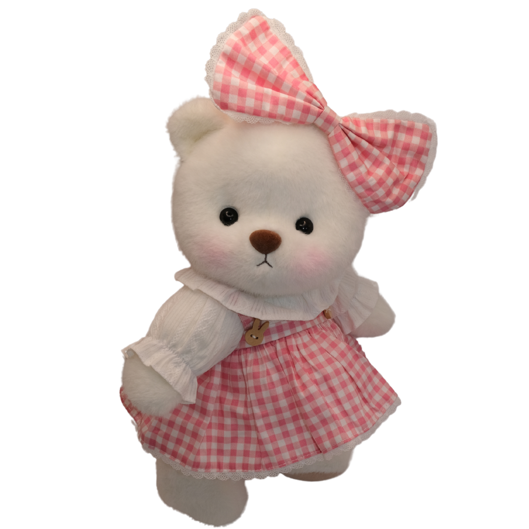Little Miss Pink Plaid Dress (Outfit Only)