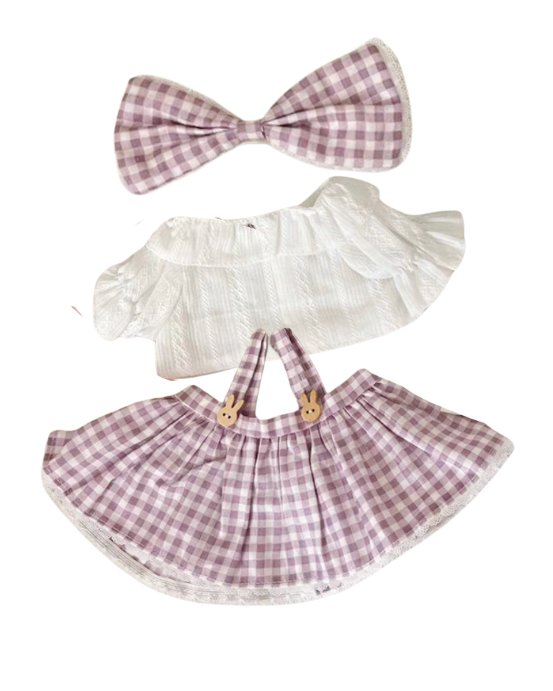 Little Miss Purple Plaid Dress (Outfit Only)