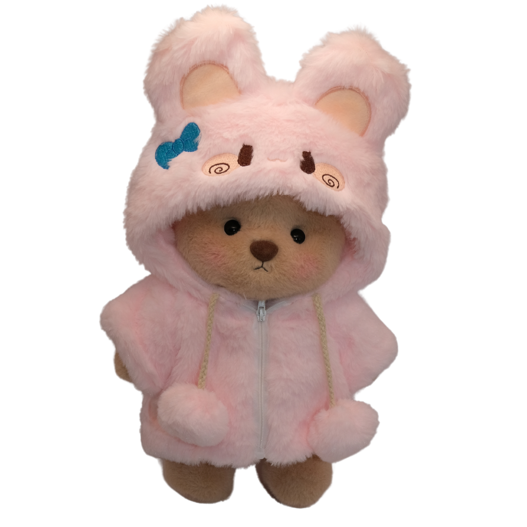 Pink Bunny Zip Coat (Clothes Only)