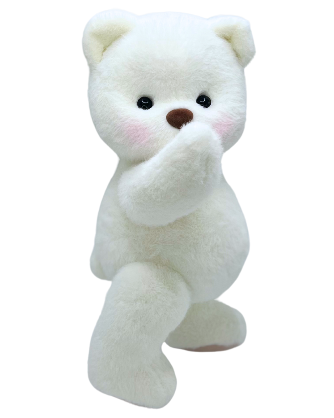 Winter White Plush Bear