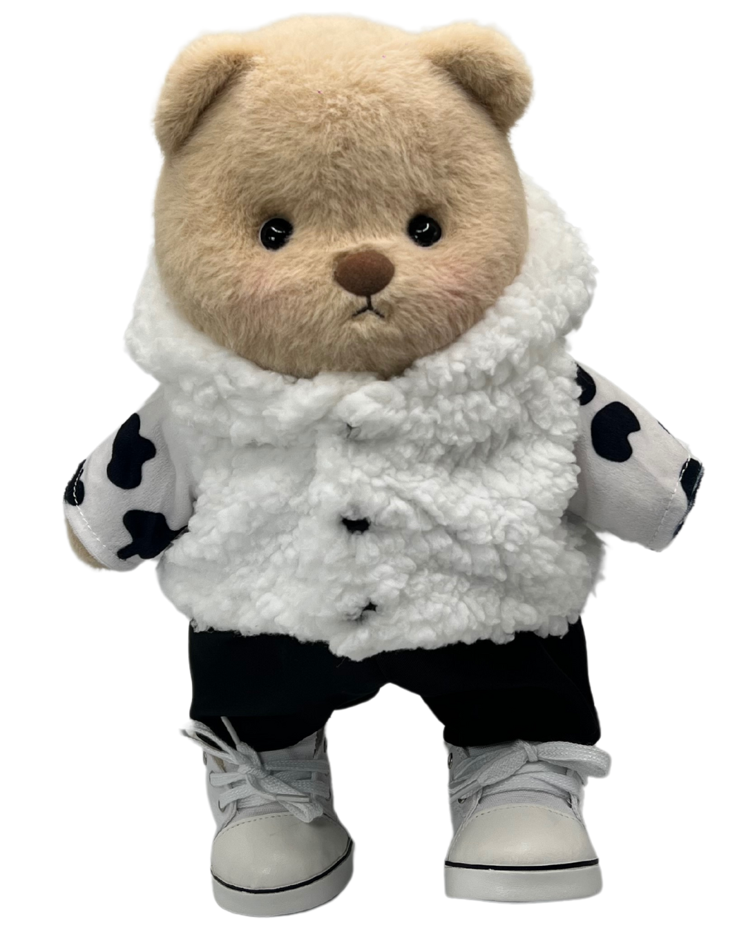 Cow Print Winter Hoodie (Outfit Only)