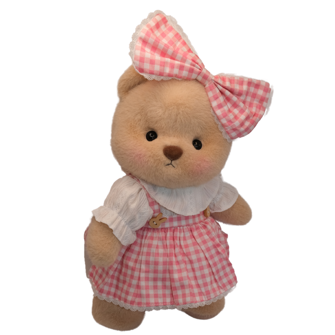 Little Miss Pink Plaid Dress (Outfit Only)