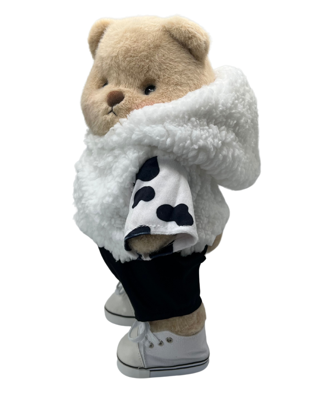 Cow Print Winter Hoodie (Outfit Only)