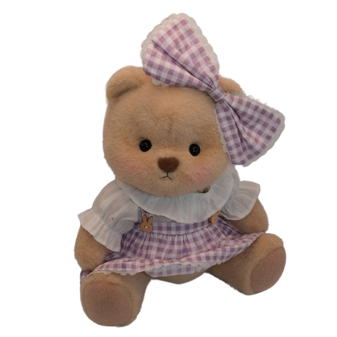 Little Miss Purple Plaid Dress (Outfit Only)