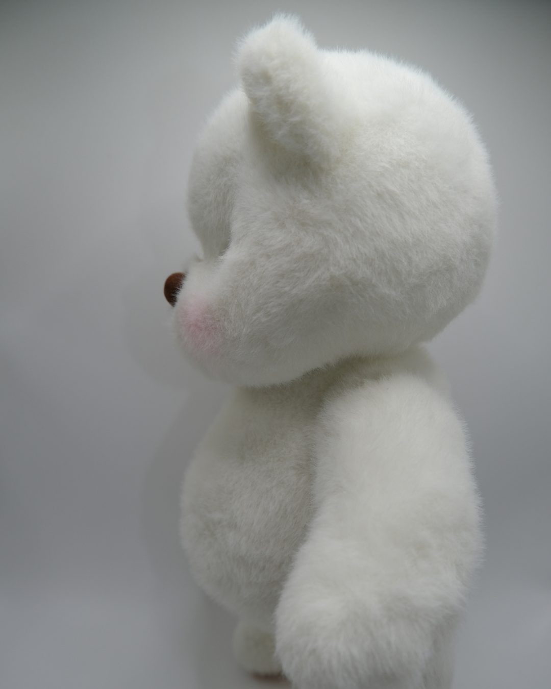 Winter White Plush Bear