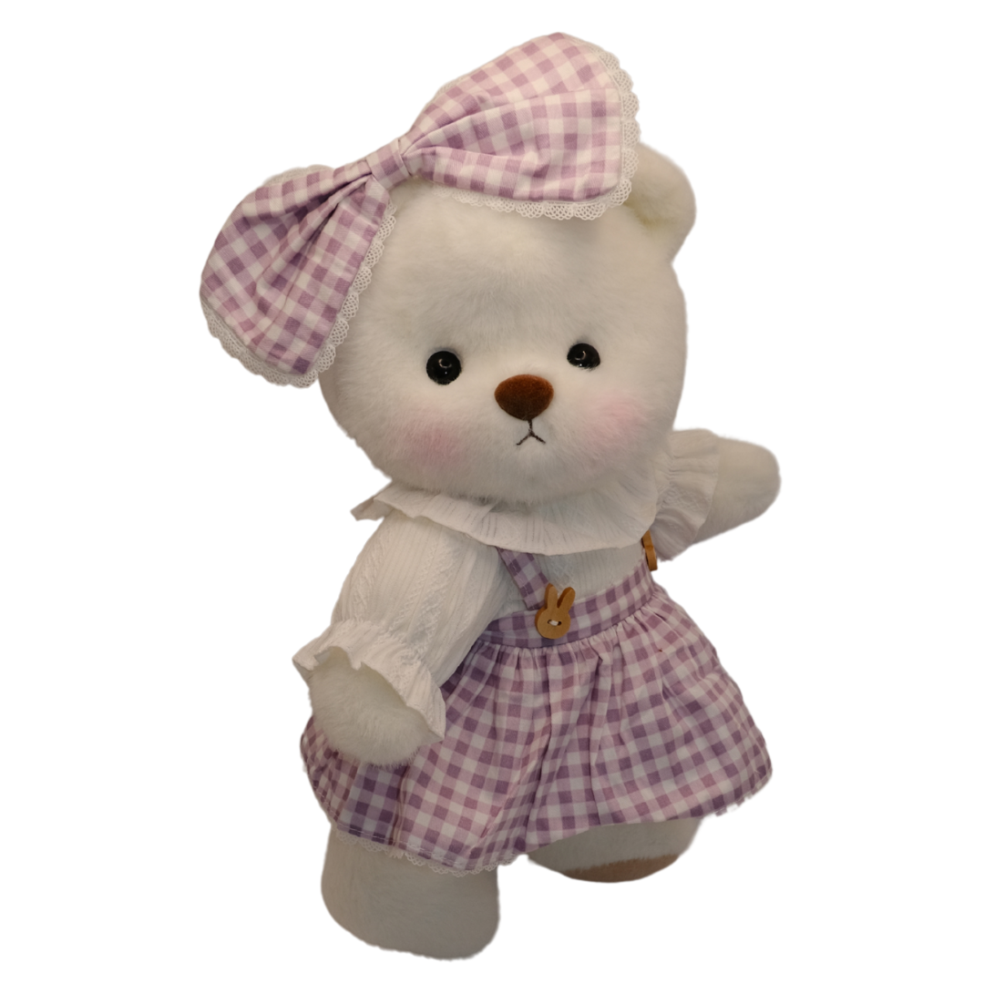 Little Miss Purple Plaid Dress (Outfit Only)