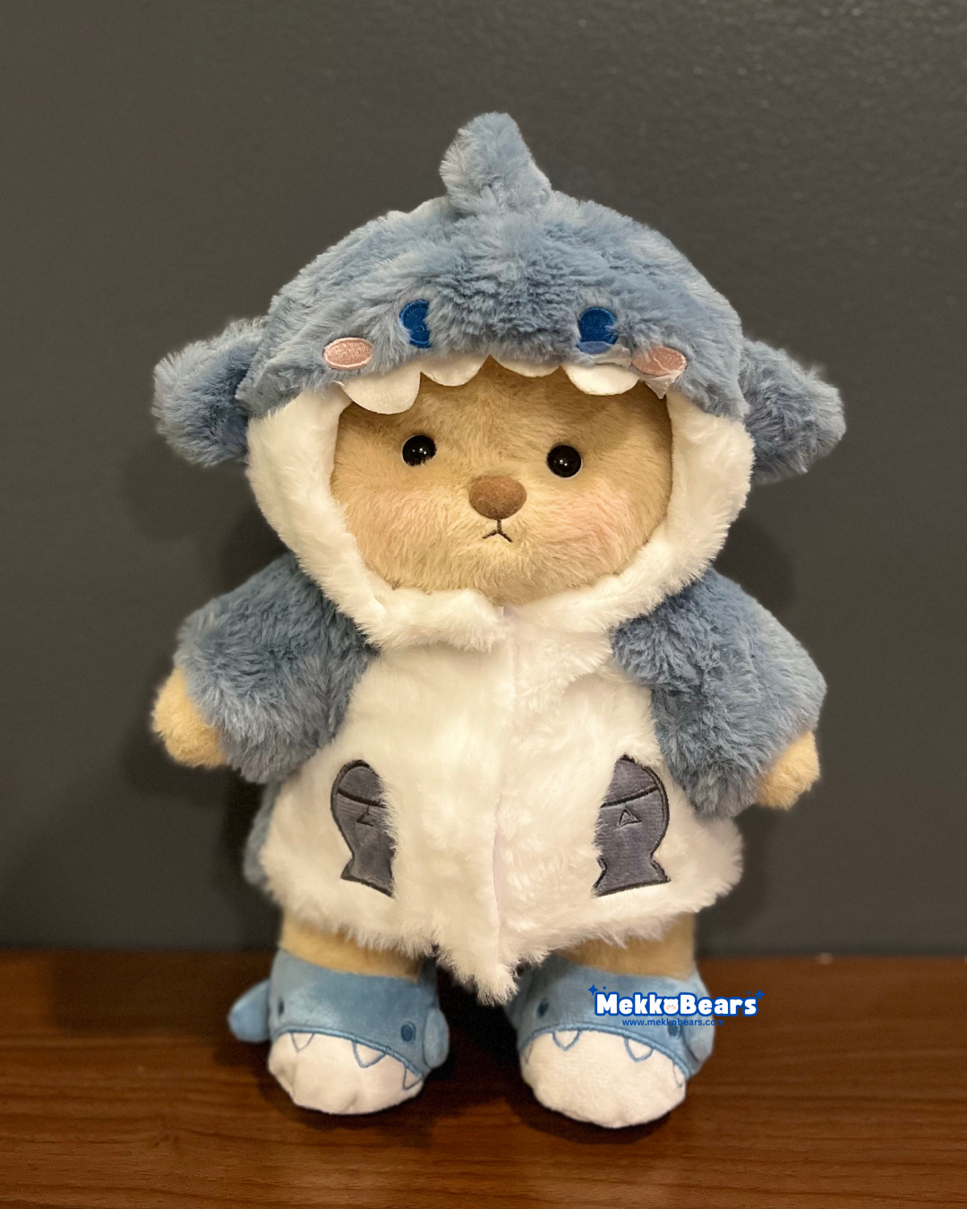 Blue Fluffy Shark Adventure Suit (Outfit Only)
