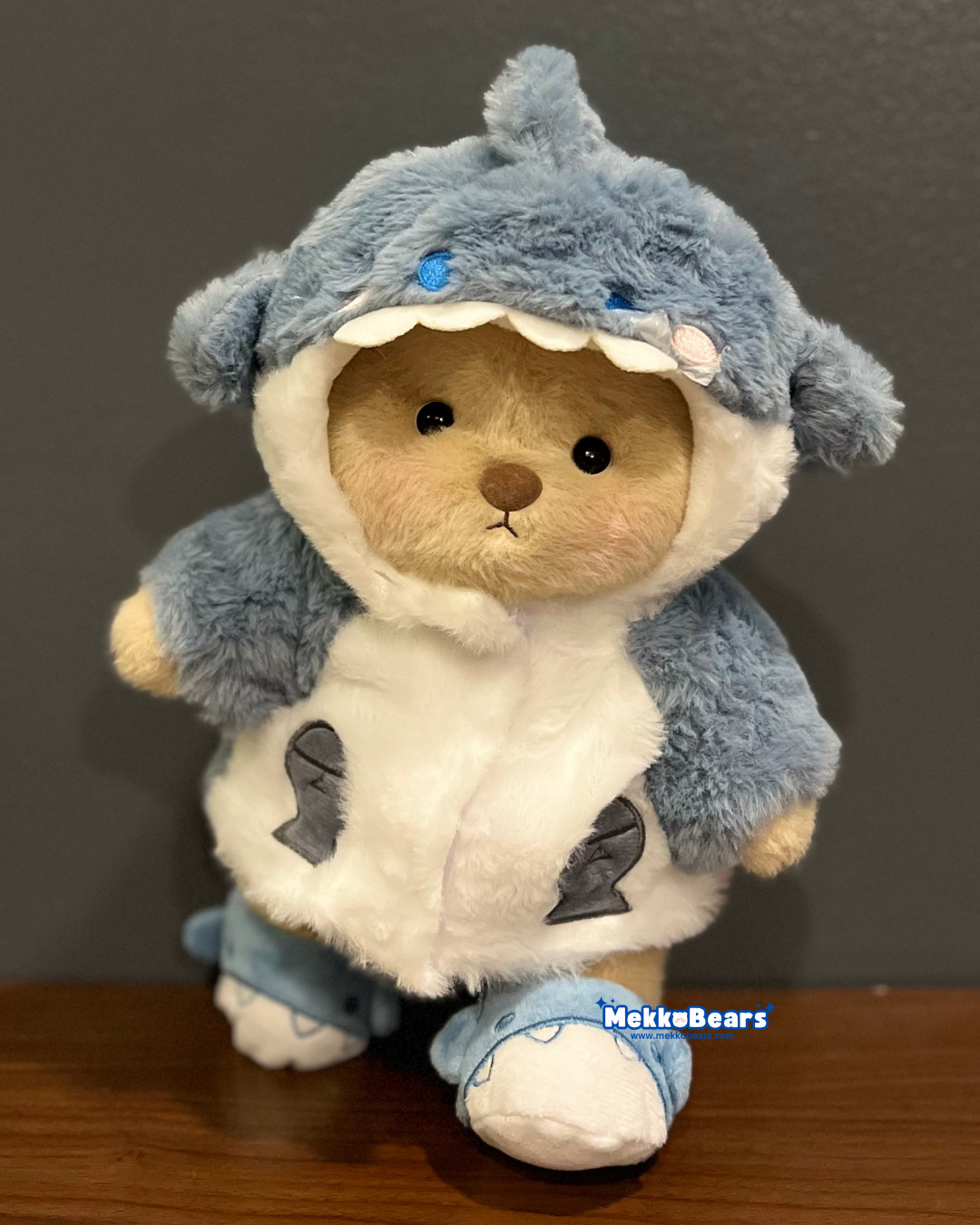 Blue Fluffy Shark Adventure Suit (Outfit Only)