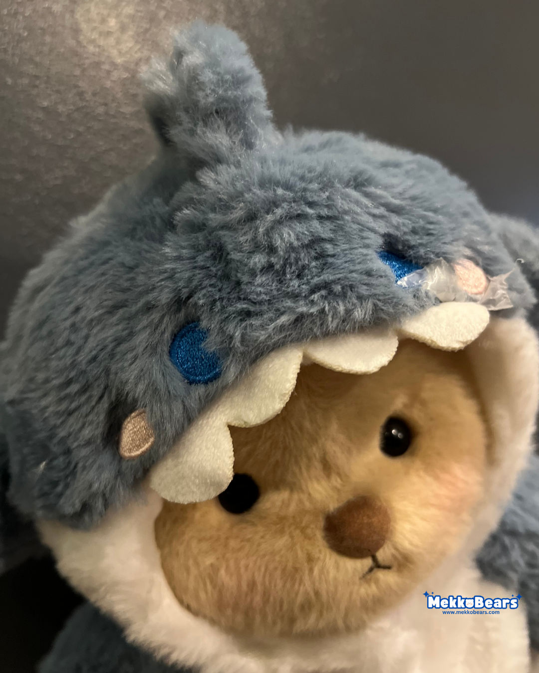 Blue Fluffy Shark Adventure Suit (Outfit Only)