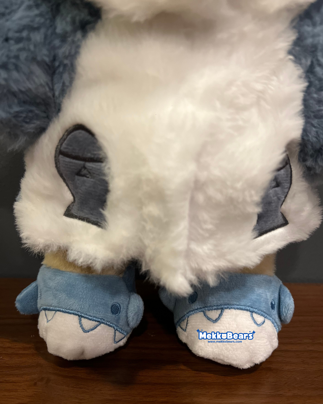 Blue Fluffy Shark Adventure Suit (Outfit Only)