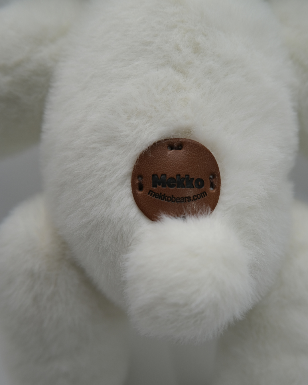 Winter White Plush Bear