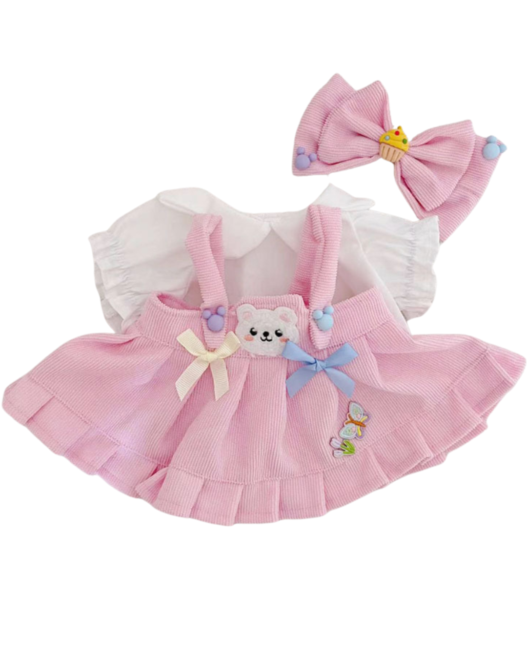 Pink Corduroy Dress (Outfit Only)