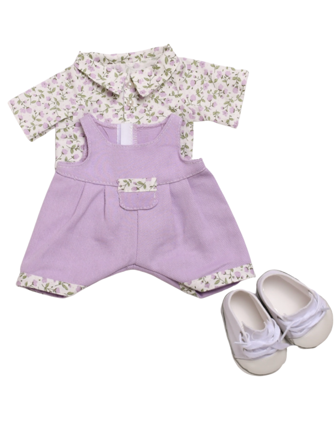 Purple Floral Formal Suit (Outfit Only)