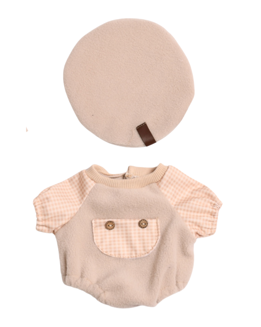 Sweet Beige Gingham (Outfit Only)