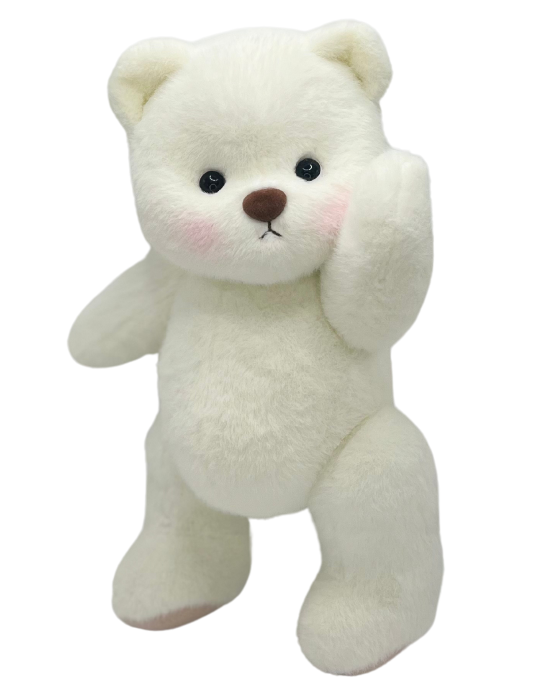 Winter White Plush Bear