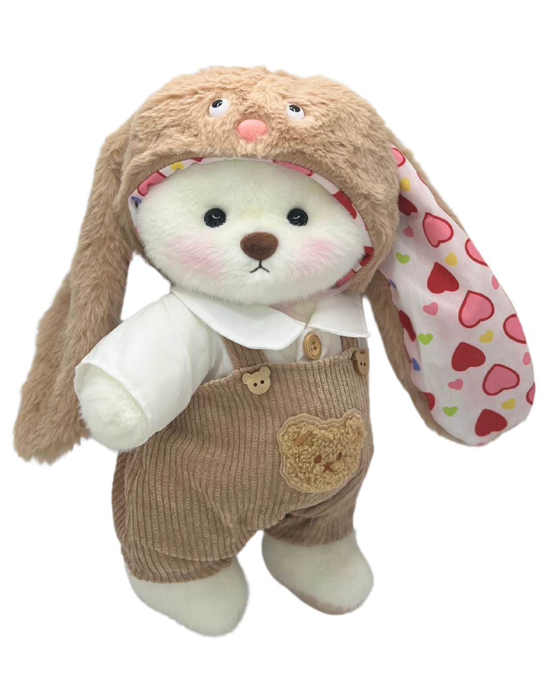 Brown Bunny Ear Suspender Set (Outfit Only)