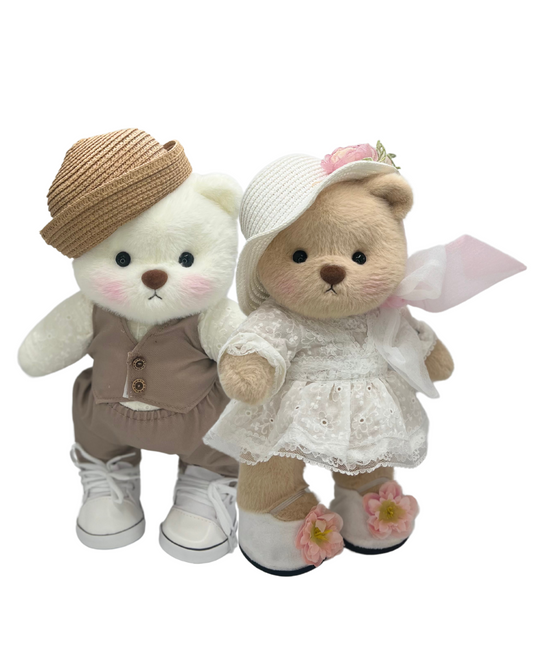 Vintage Chic Bear Bundle – Timeless Couple Edition