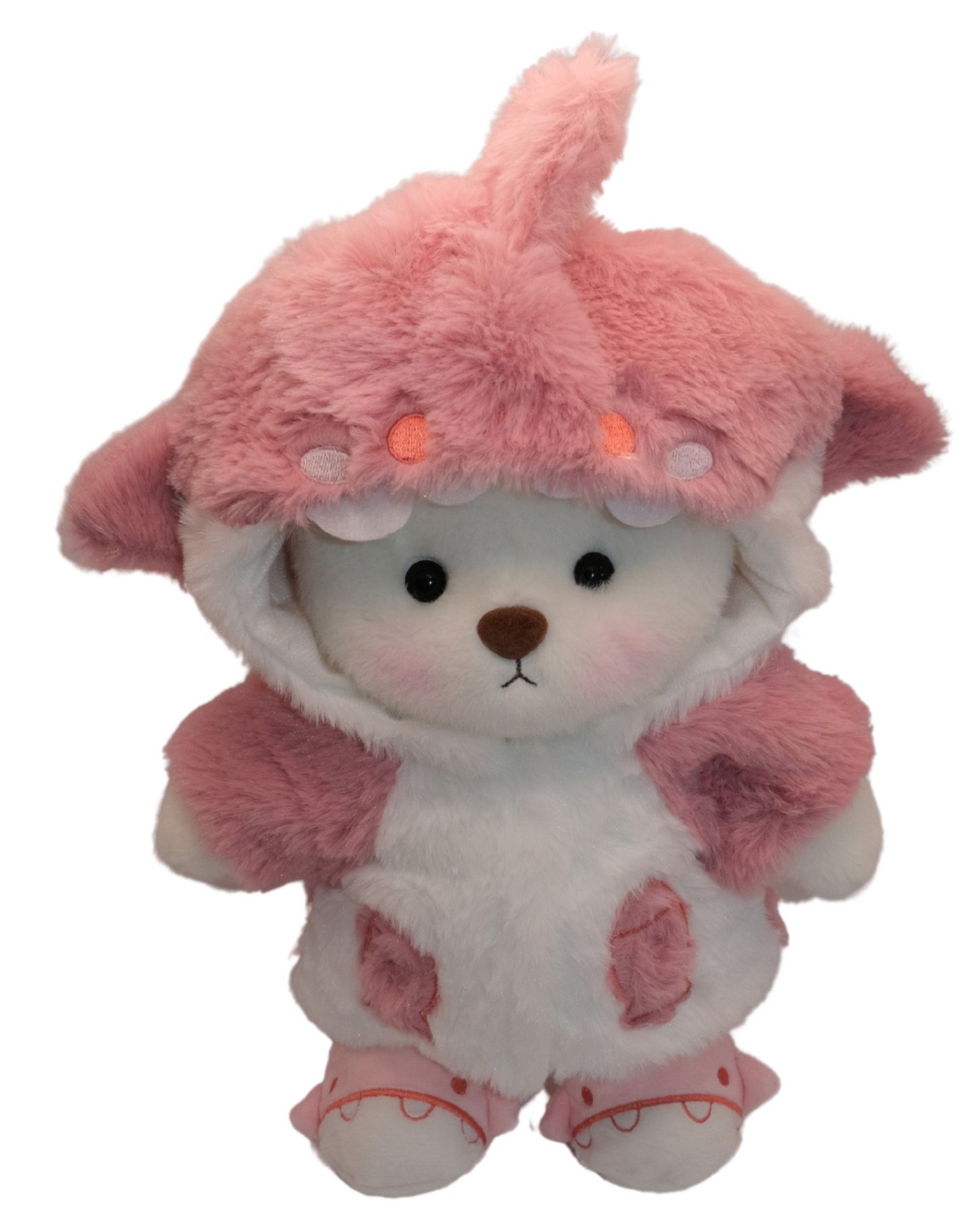 Pink Fluffy Shark Adventure Suit (Outfit Only)