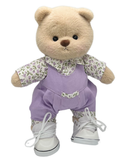 Purple Floral Formal Suit (Outfit Only)