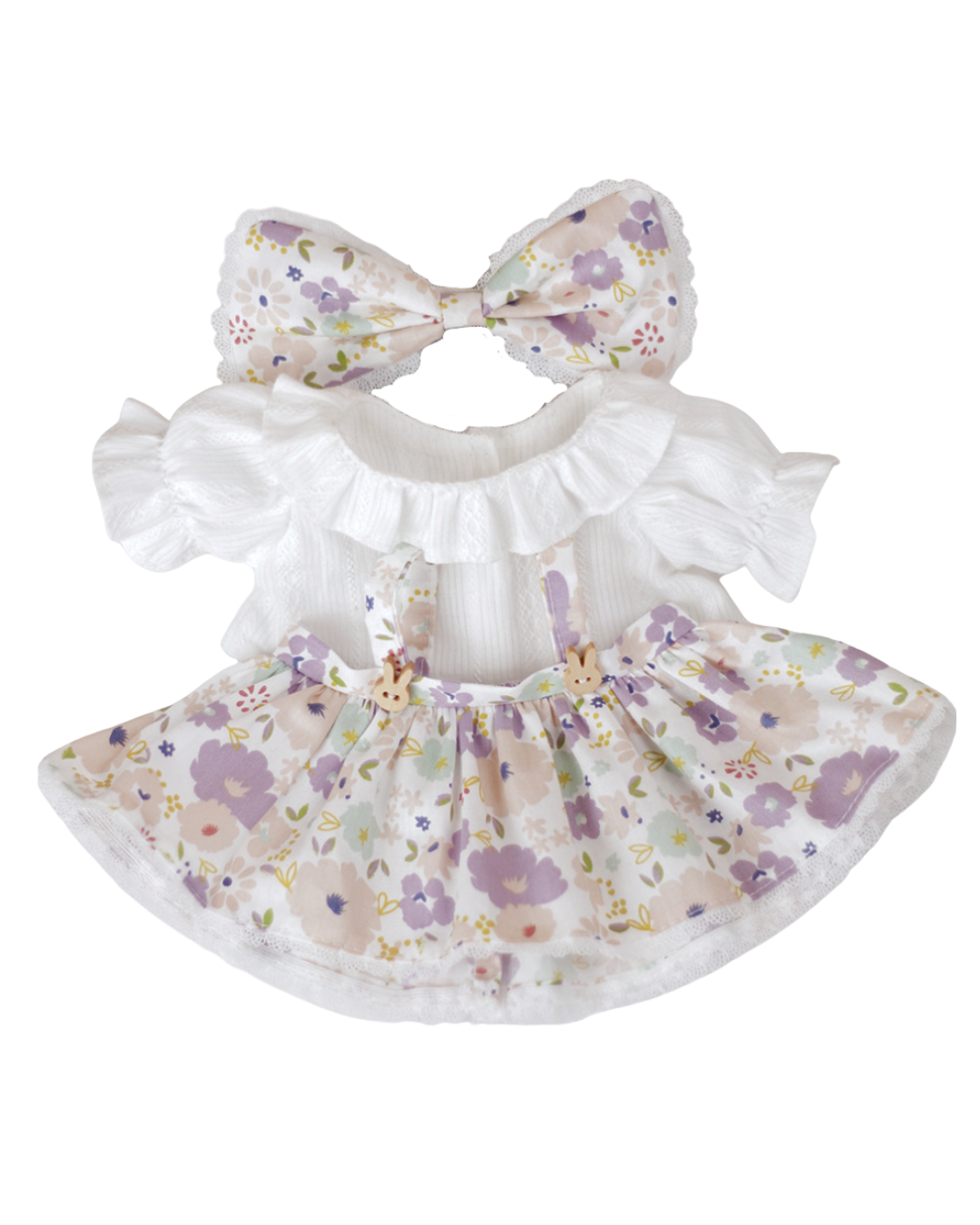 Little Miss Floral Purple Dress (Outfit Only)