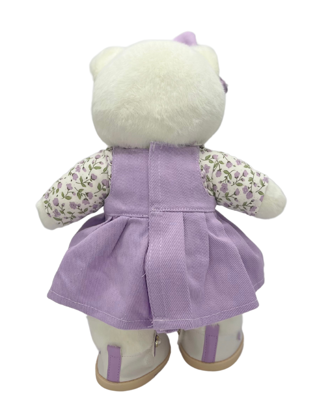 Purple Floral Formal Dress (Outfit Only)