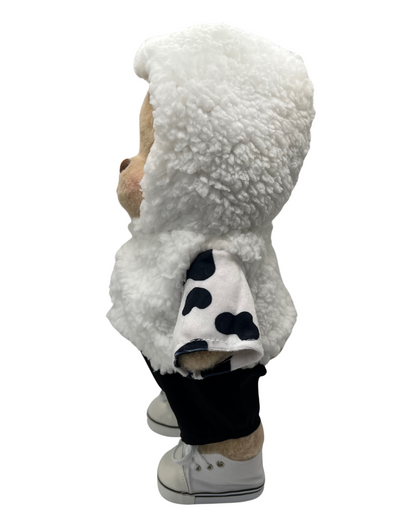 Cow Print Winter Hoodie (Outfit Only)