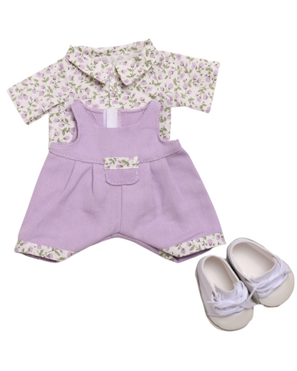 Purple Floral Formal Suit (Outfit Only)